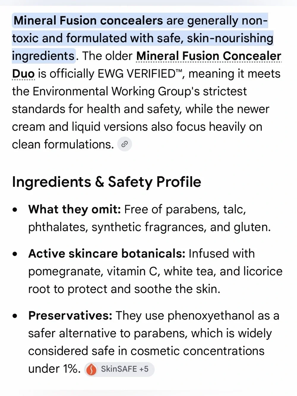 🗽3 NONTOXIC Mineral Fusion Concealers-brightening|medium cool|color correcting